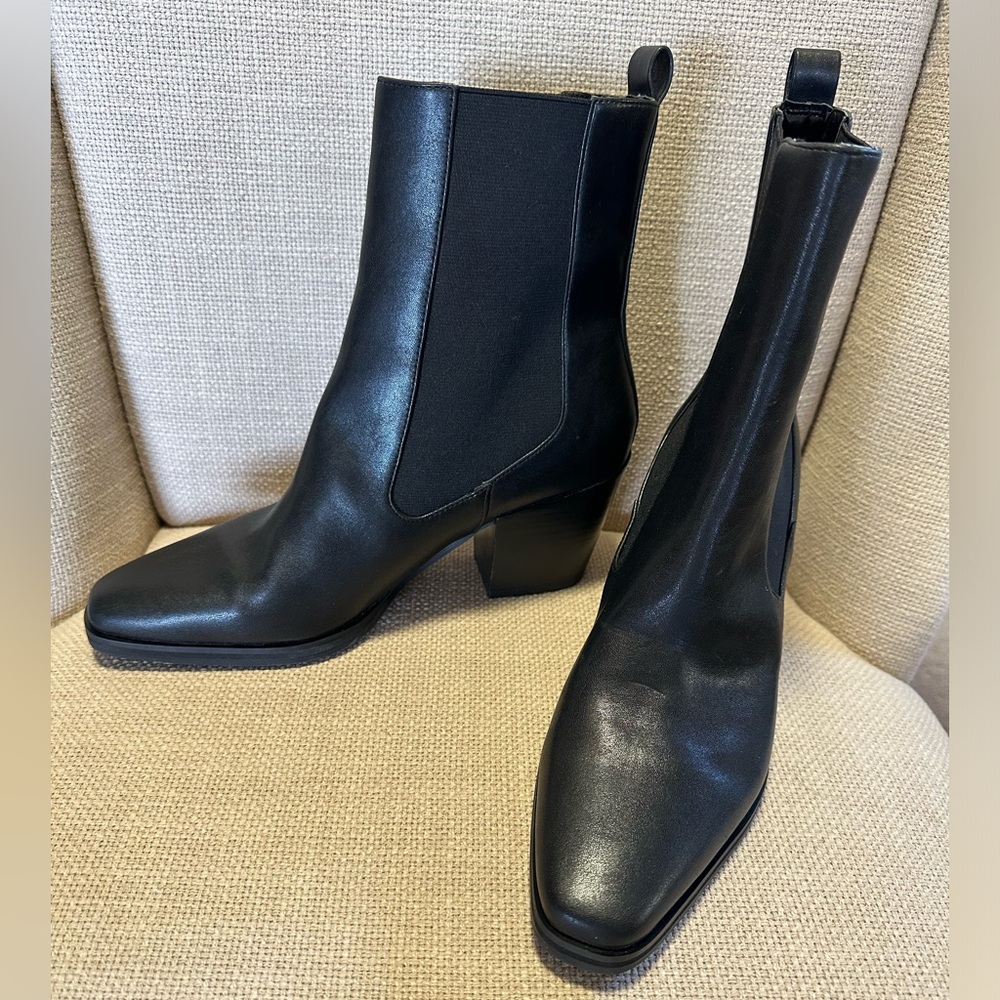 Open Edit black booties from Nordstrom